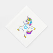 Dabbing Unicorn Hanukkah Jewish Danser Chanukah K Servet (Hoek)