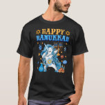 Dabbing Unicorn Hanukkah Jewnicorn Chanukah Joods T-shirt<br><div class="desc">Dabbing Eenhoorn Chanoeka Jewnicorn Chanoeka Joodse Jongen Meisjes</div>