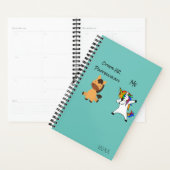 Dabbing Unicorn Horse HR Human Resources Humor Planner (Display)