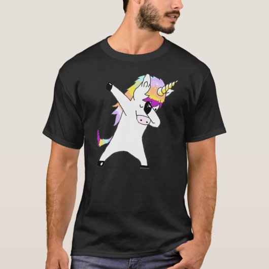 Dabbing Unicorn in een Classic Dab Pose Shirt Gift (Voorkant)
