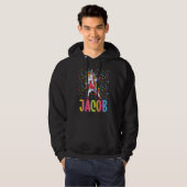 Dabbing Unicorn Jacob Hoodie (Voorkant volledig)