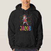 Dabbing Unicorn Jacob Hoodie (Voorkant)