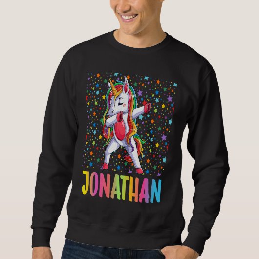 Dabbing Unicorn Jonathan Trui (Voorkant)
