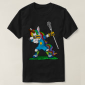 Dabbing Unicorn Lacrosse Player Classic TShirt (Design voorkant)
