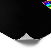 Dabbing Unicorn LGBT Gay Pride Poster (Hoek)