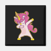Dabbing Unicorn Magneet (Voorkant)