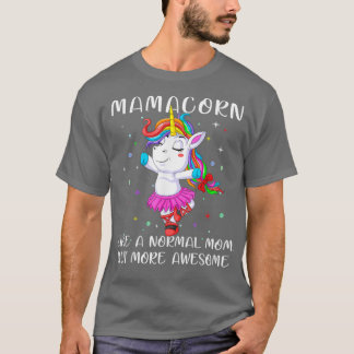 Dabbing unicorn mamacorn mamunicorn Motherx27s D T-shirt