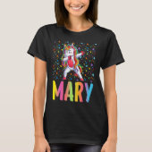 Dabbing Unicorn Mary T-shirt (Voorkant)