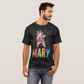 Dabbing Unicorn Mary T-shirt (Voorkant volledig)