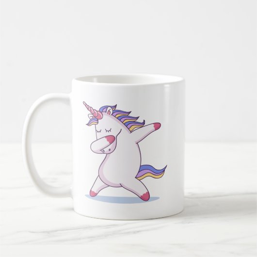 Dabbing Unicorn Mok (Links)