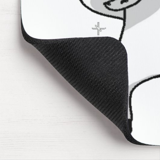 Dabbing Unicorn Muismat (Hoek)