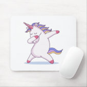 Dabbing Unicorn Muismat (Met muis)