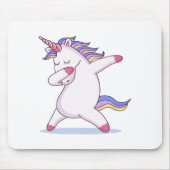 Dabbing Unicorn Muismat (Voorkant)