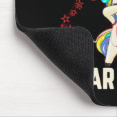 Dabbing Unicorn Nurse Wearing Facemask Real Muismat (Hoek)