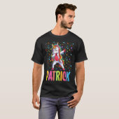 Dabbing Unicorn Patrick T-shirt (Voorkant volledig)