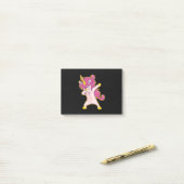 Dabbing Unicorn Post-it® Notes (Op bureau)