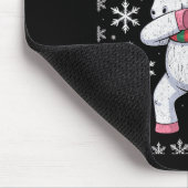 Dabbing Unicorn Santa Hat Christmas Xmas Dab  Muismat (Hoek)