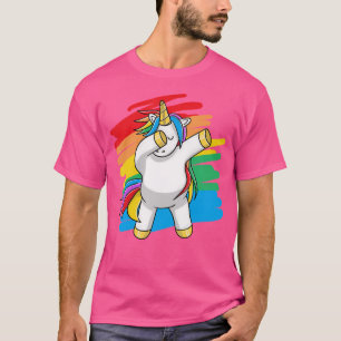 Dabbing Unicorn Shirt - Funny Hip Hop Dab Dance T