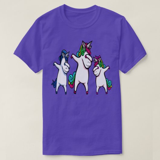 Dabbing Unicorn T-shirt (Design voorkant)
