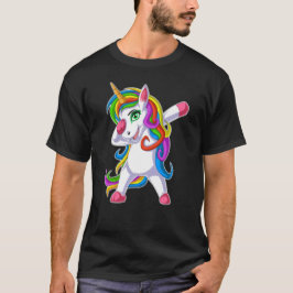 dabbing unicorn t-shirt
