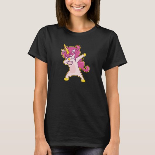 Dabbing Unicorn T-shirt (Voorkant)
