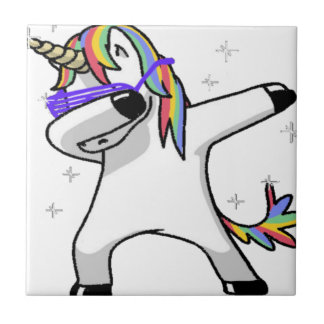 Dabbing Unicorn Tegeltje
