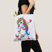 dabbing unicorn tote bag (Dichtbij)
