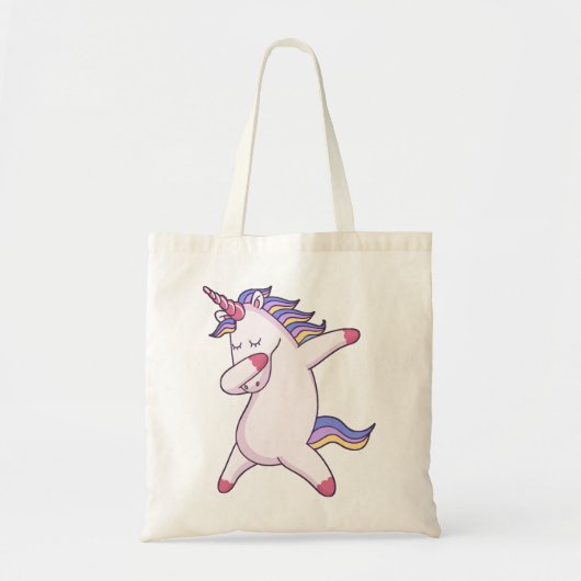 Dabbing Unicorn Tote Bag (Voorkant)