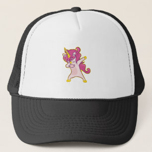 Dabbing Unicorn Trucker Pet