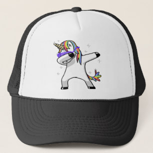 Dabbing Unicorn Trucker Pet