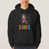 Dabbing Unicorn Xavier Hoodie (Voorkant)