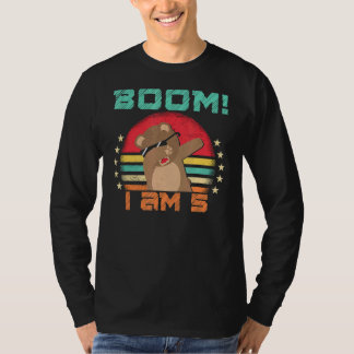 Dabbing verjaardag 5 jaar oud verjaardag outfit vo t-shirt