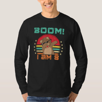 Dabbing verjaardag 8 jaar oud verjaardag outfit vo t-shirt