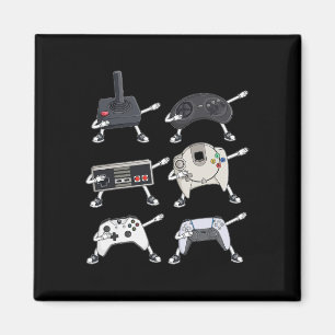 Dabbing Video Gamer Controllers Fun Boys Kinder sp Magneet