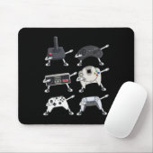 Dabbing Video Gamer Controllers Fun Boys Kinder sp Muismat (Met muis)