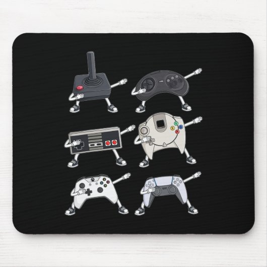 Dabbing Video Gamer Controllers Fun Boys Kinder sp Muismat (Voorkant)
