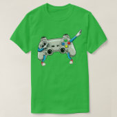 Dabbing videogame controller Gamer dab voor kinder T-shirt (Design voorkant)