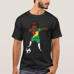 Dabbing Voetbal Jongen Guyana Guyanese Georgetown T-shirt