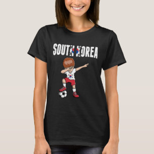 Dabbing Voetbal Jongen Zuid-Korea Voetbal Fan Jers T-shirt