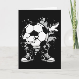 Dabbing Voetbal Ll Grappige Jongens Mannen Vrouwen Kaart