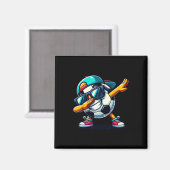 Dabbing Voetbal Speler Ll _2 Magneet (Voorkant / Achterkant)