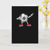 Dabbing Voetbal T-shirt Kinderen Jongens Dab Dans Kaart (Gele Bloem)