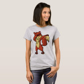 Dabbing Vos T-Shirt (Voorkant volledig)