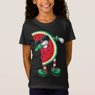 Dabbing Watermeloen Kawaii Meloen Zomer Fruit Love T-shirt