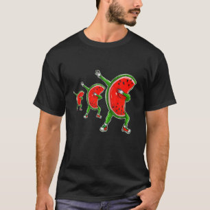 Dabbing Watermelon Kawaii Dab Fruit Melon Lover T-shirt