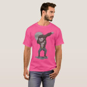 Dabbing Weerwolf Shirt Hip Hop Dabbin Halloween Mo (Voorkant volledig)