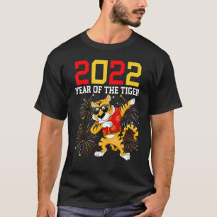 Dabbing Year of the Tiger Happy Chinese Nieuwjaar T-shirt
