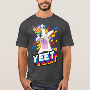Dabbing Yeet Eenhoorn vrienden T-shirt