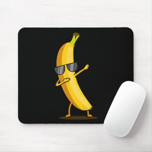 Dabbing Yellow Banana - Dab Funny Dancing Fruit Muismat (Met muis)