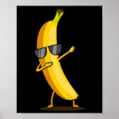 Dabbing Yellow Banana - Dab Funny Dancing Fruit Poster (Voorkant)